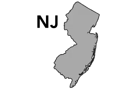 new jersey state outline
