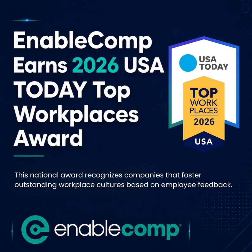 EnableComp earns 2026 USA TODAY Top Workplaces Award, extending workplace recognition streak to eight years